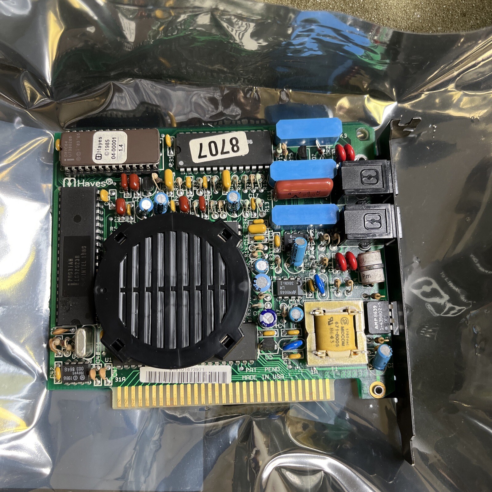 VINTAGE HAYES INTERNAL SMARTMODEM 1200B MODEM CARD NOS Open Box