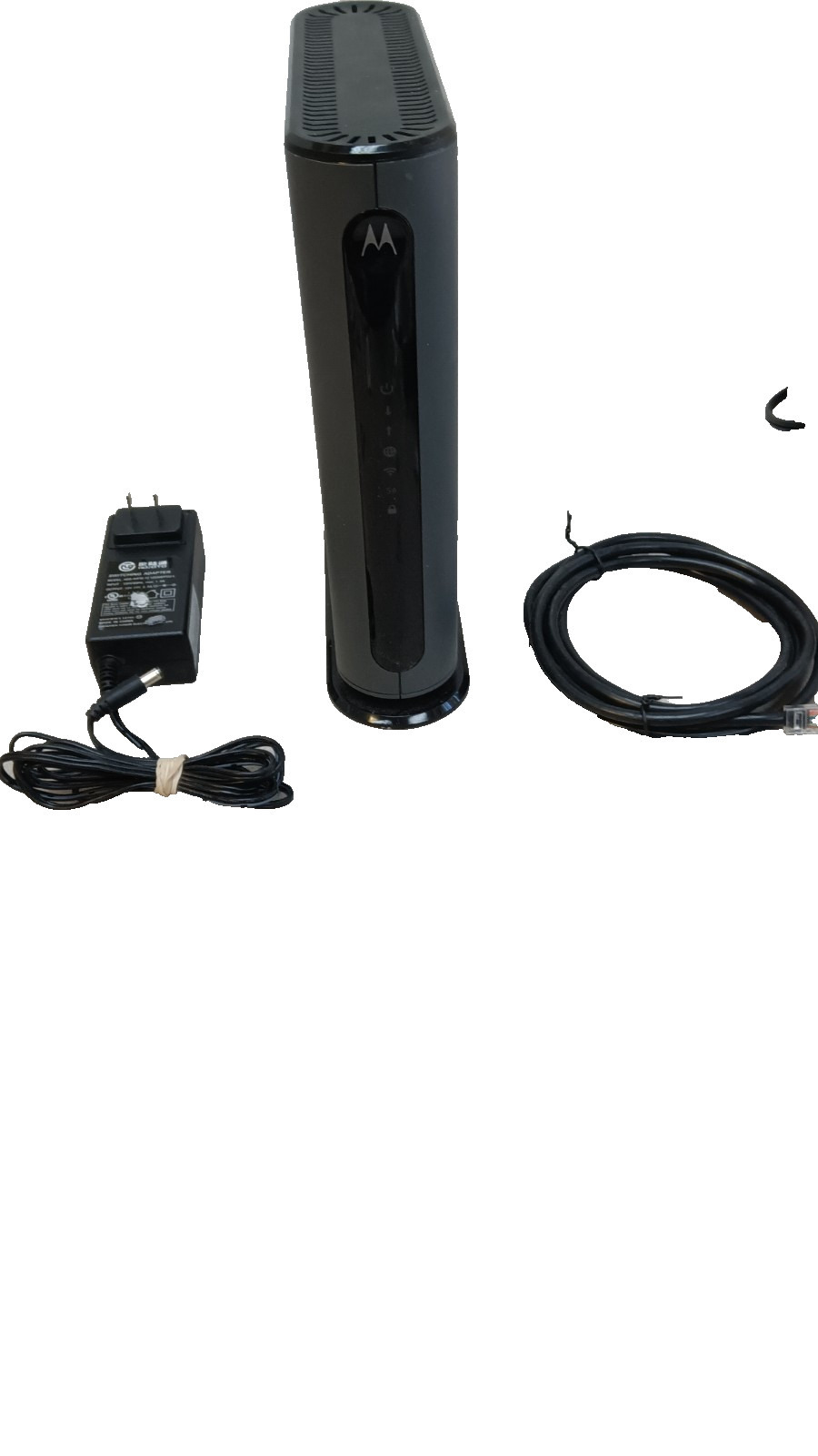 Motorola WiFi Internet Modem Router Xfinity Comcast MG7700 with Coax cables