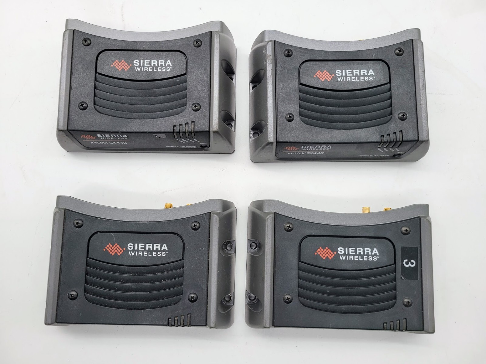 Lot of 4 Sierra Wireless Airlink Gx440 4G LTE Wireless Cellular Modem Verizon