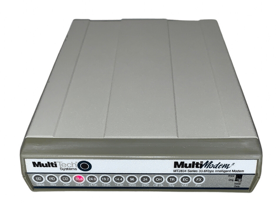 Multi Tech Systems MultiModem II MT2834BA W/ Power Adapter **SAME DAY SHIP*