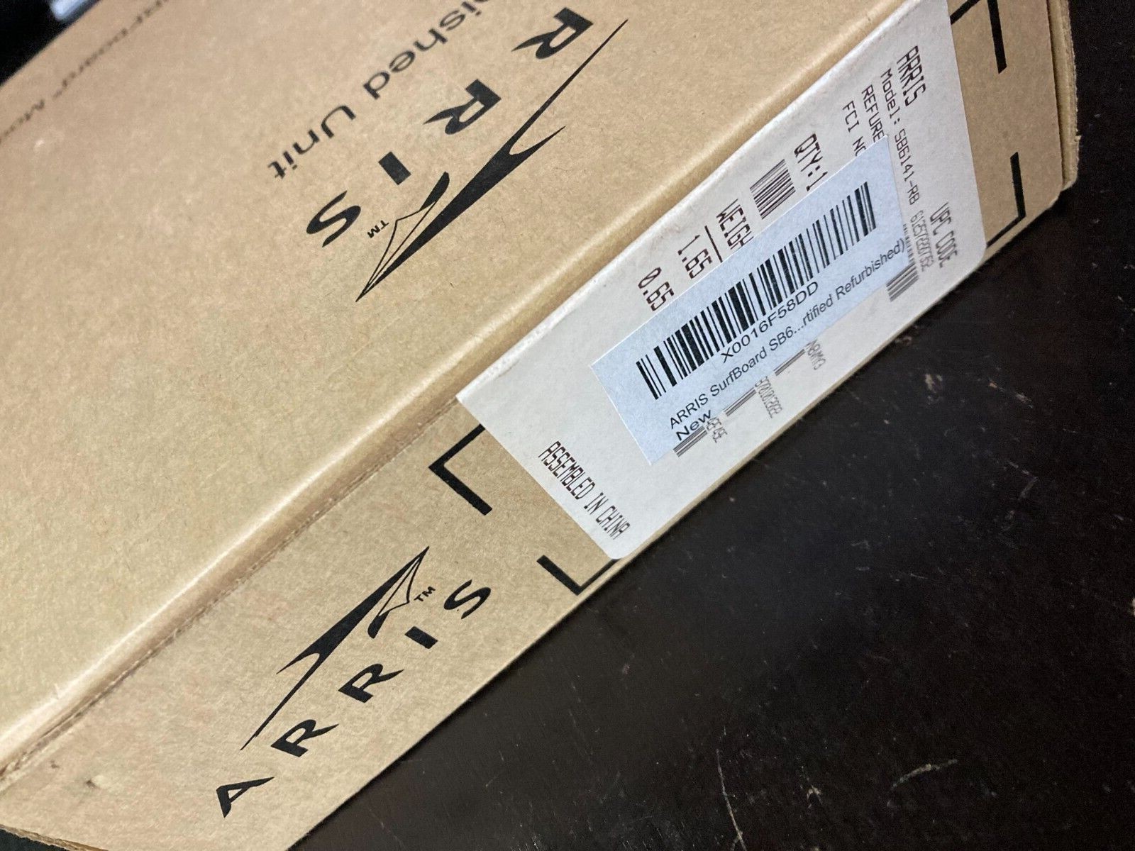 ARRIS refurbished unit surfboard modem X0016F58DD