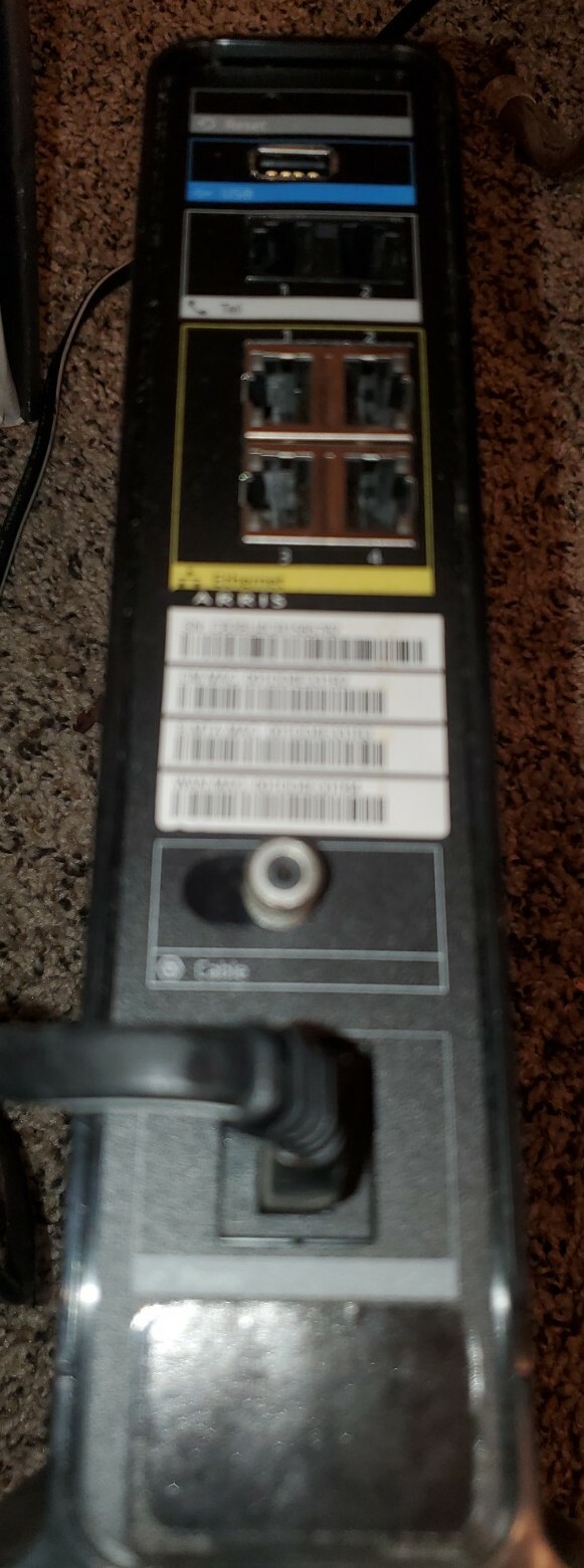 XFINITY HOME INTERNET MODEM STARTER KIT Prepaid * Used / No Battery (Q)