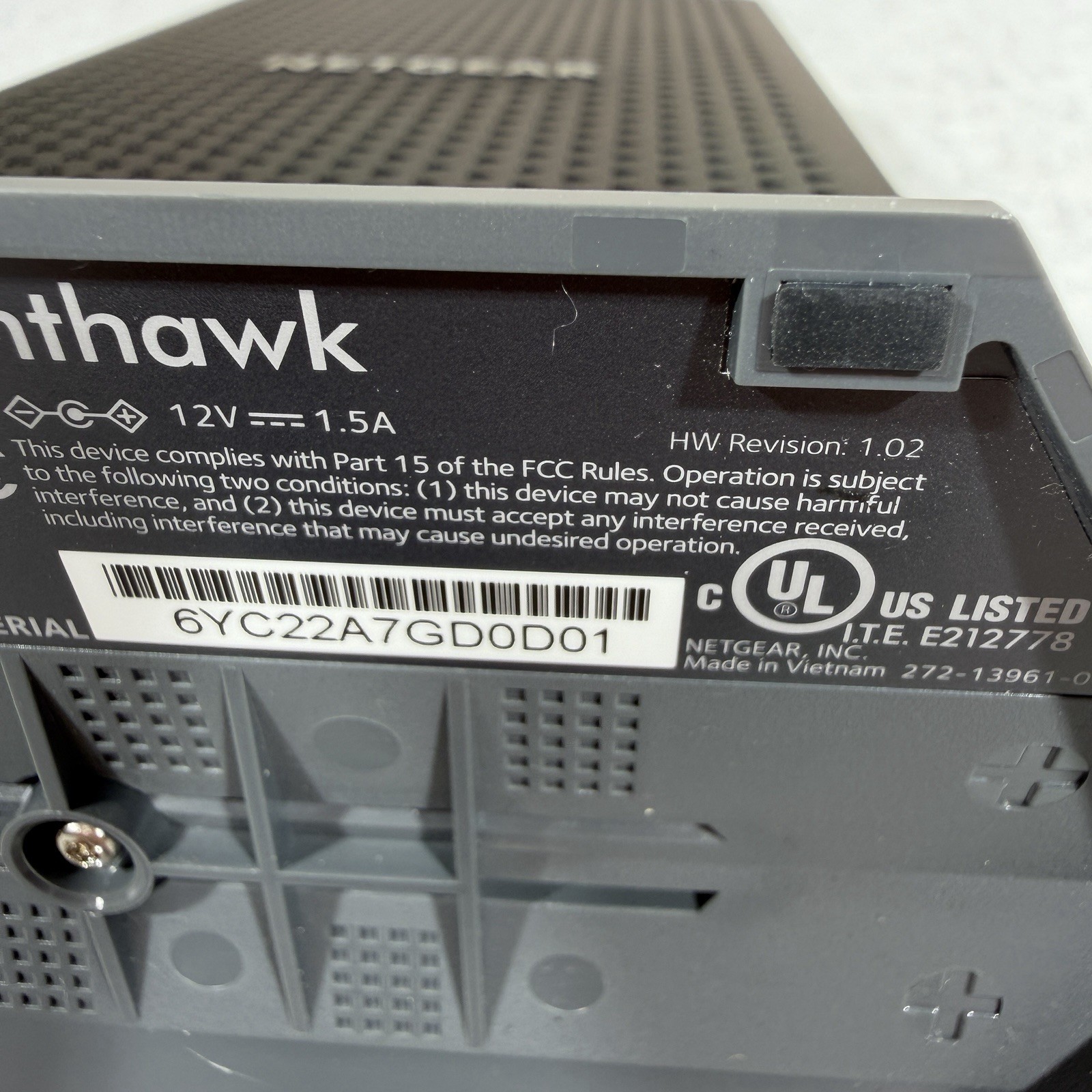 NETGEAR Nighthawk CM1200 DOCSIS 3.1 Multi-Gig Cable Modem w/ Power Adapter