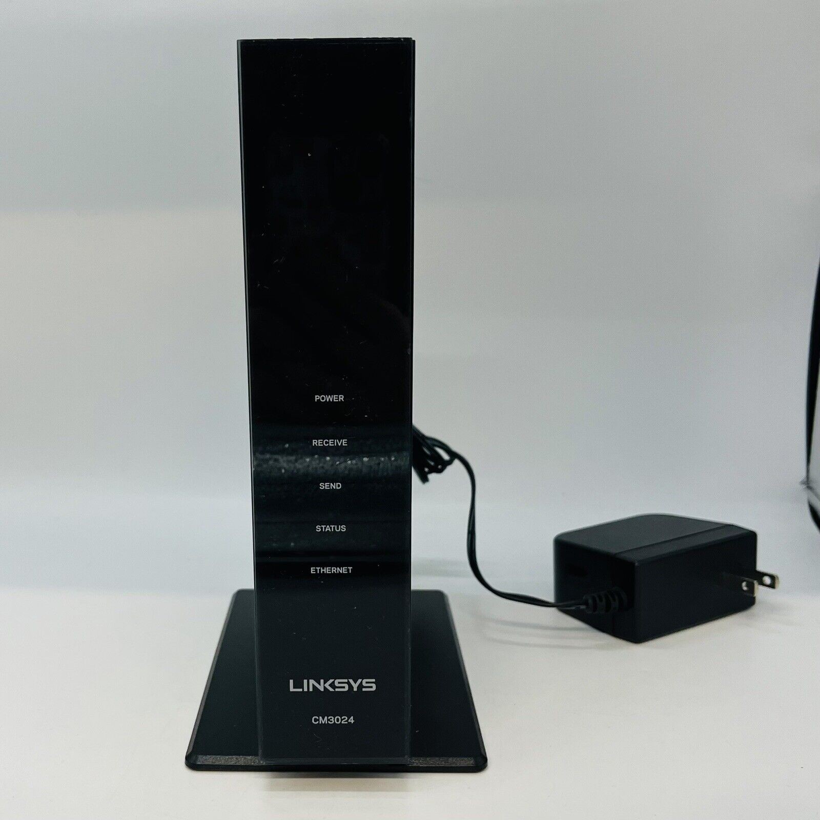 Linksys CM3024 24 X 8 Cable Modem Docsis 3.0 Intel With Adapter Used