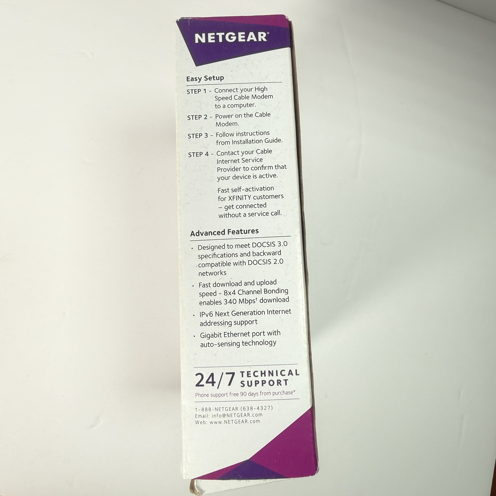 Netgear CM 400 High Speed Modem Cable