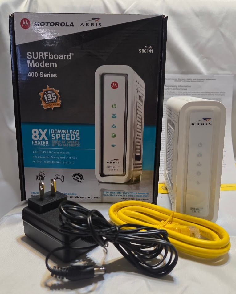 ARRIS SURFboard SB6141 Docsis 3.0 Cable Modem New Open Box