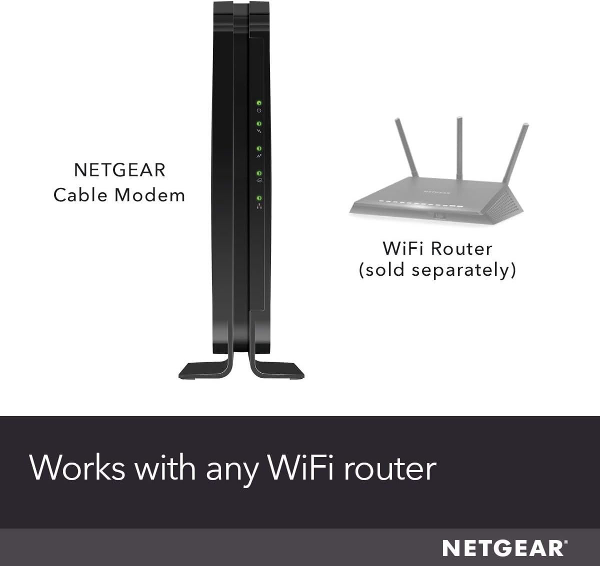 Cable Modem DOCSIS 3.0 CM500 Compatible with Major Providers Including Xfinity