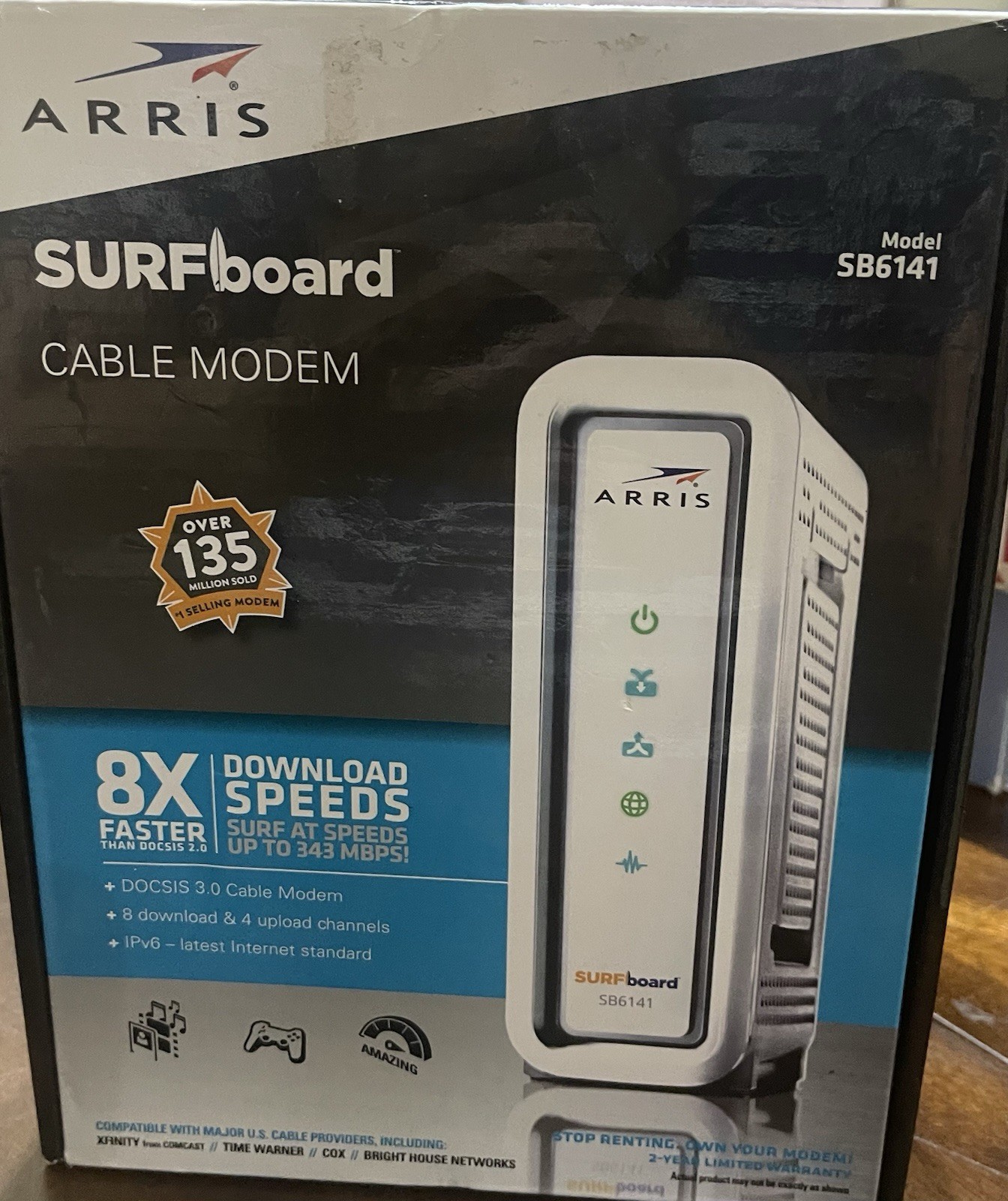 ARRIS Surfboard DOCSIS 3.1 Cable Modem – T25