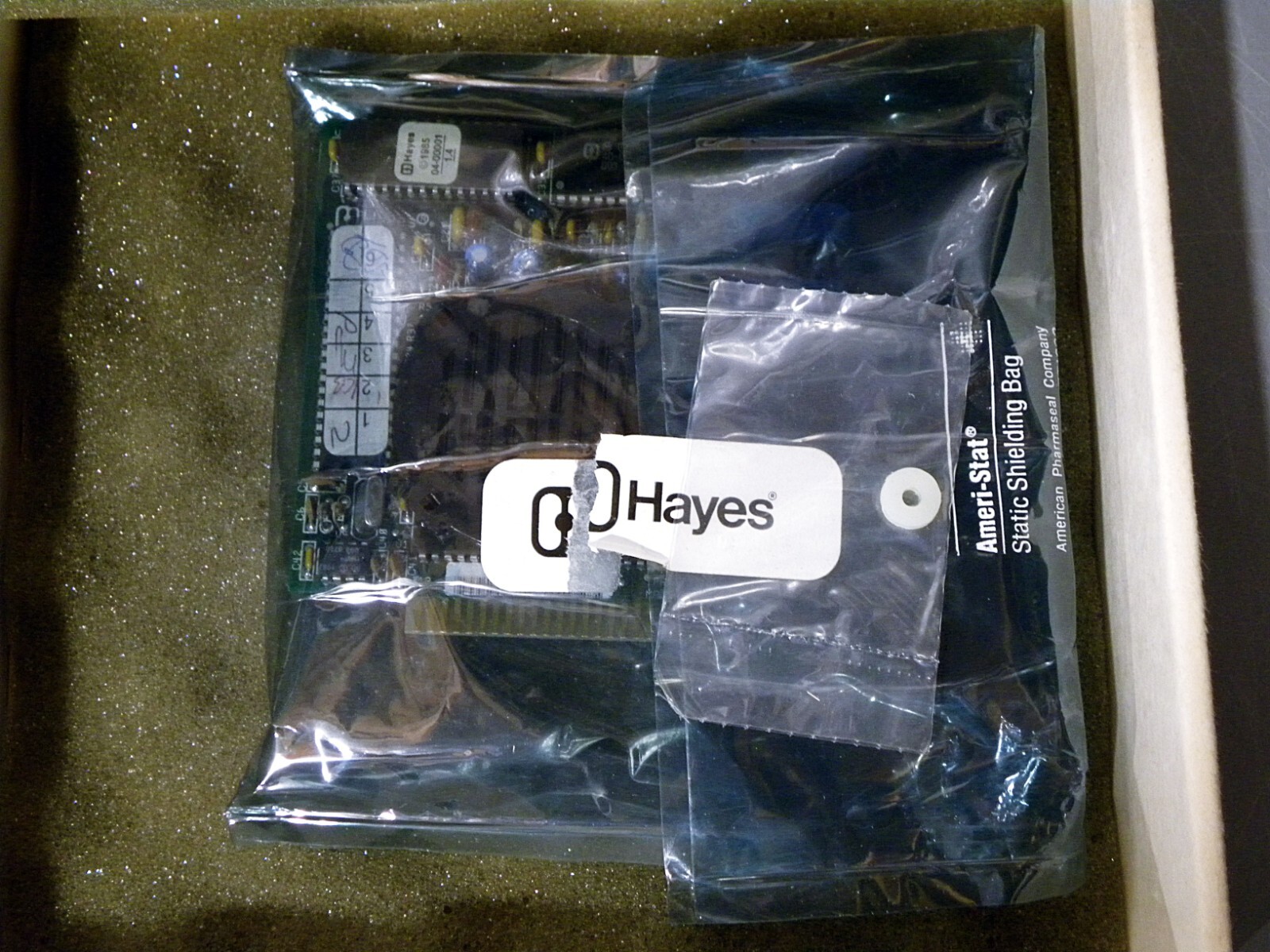 HAYES INTERNAL SMARTMODEM 1200B MODEM CARD VINTAGE NOS Open Box