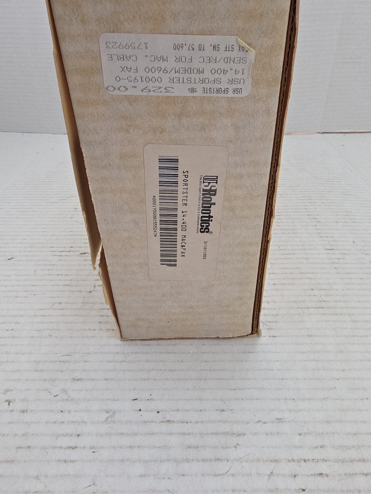 US ROBOTICS MAC&FAX SPORTSTER 14,400 FAX/DATA MODEM