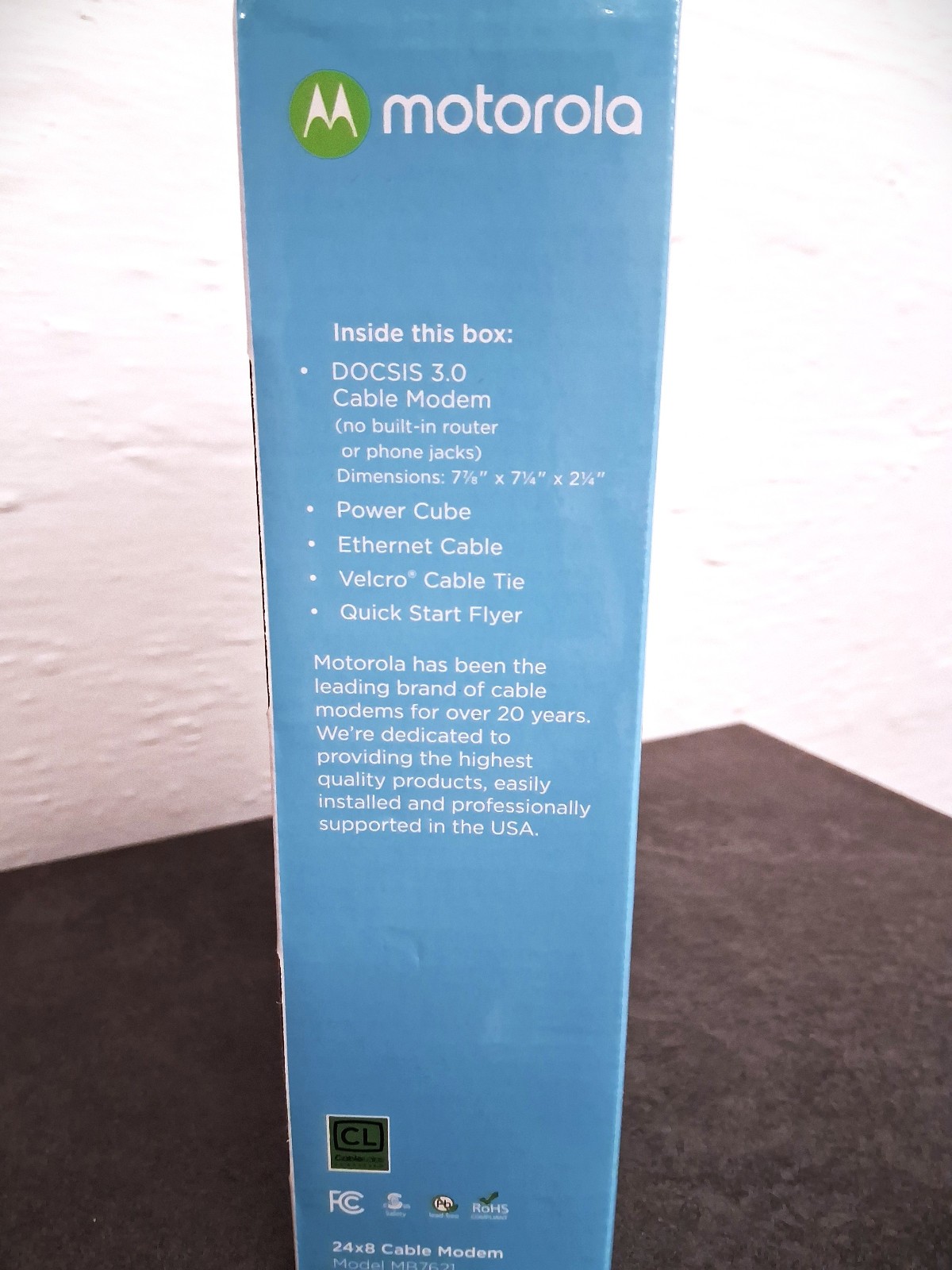Motorola MB 7621 Cable Modem 24×8 DOCSIS 3.0