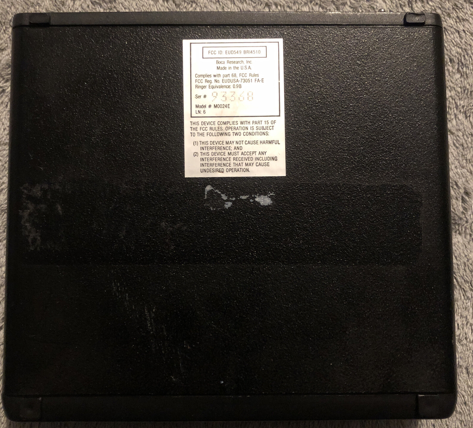 Bocamodem 2400bps Modem (Unit Only)