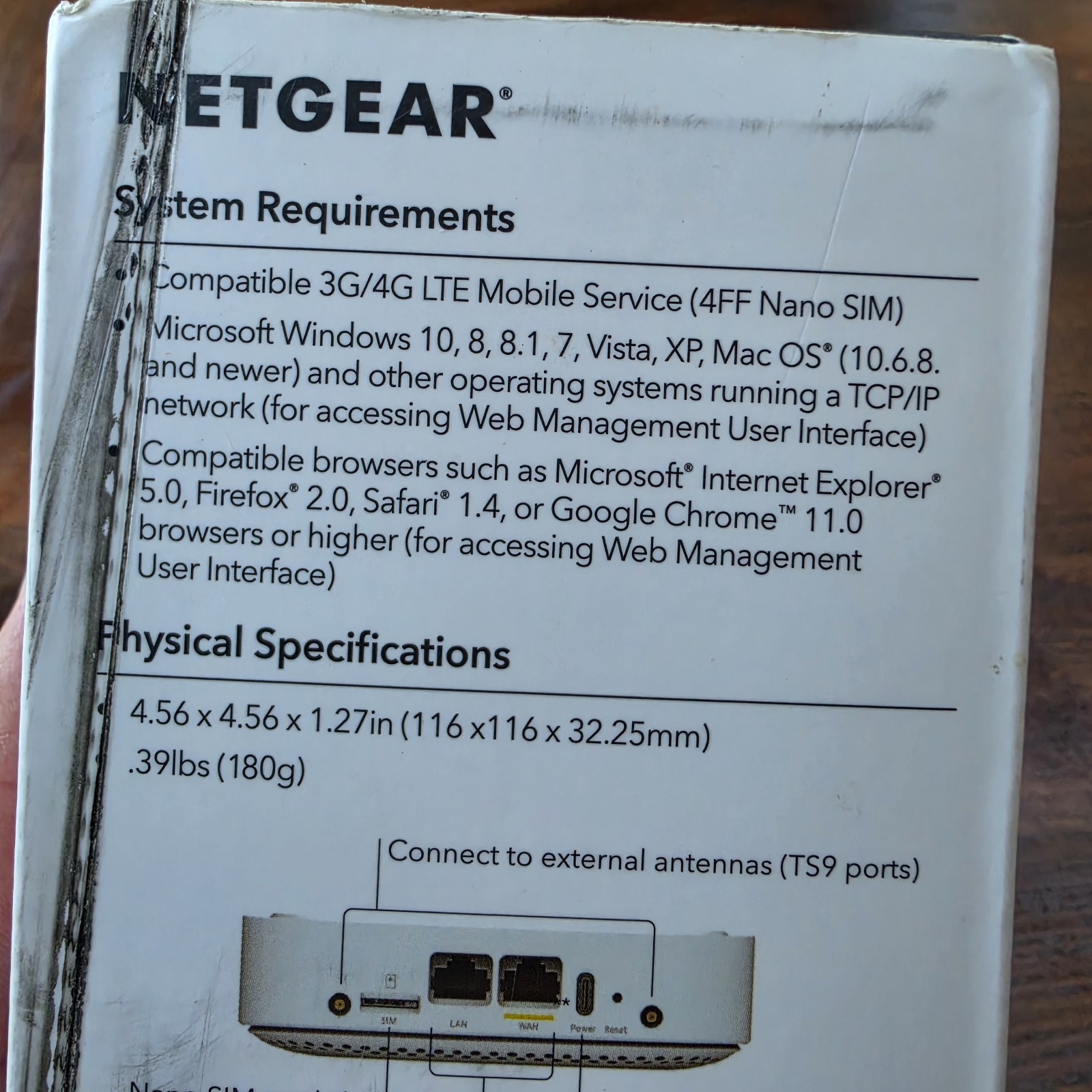 NETGEAR 4G LTE Broadband Modem LM1200 Complete In Box Fast And Reliable