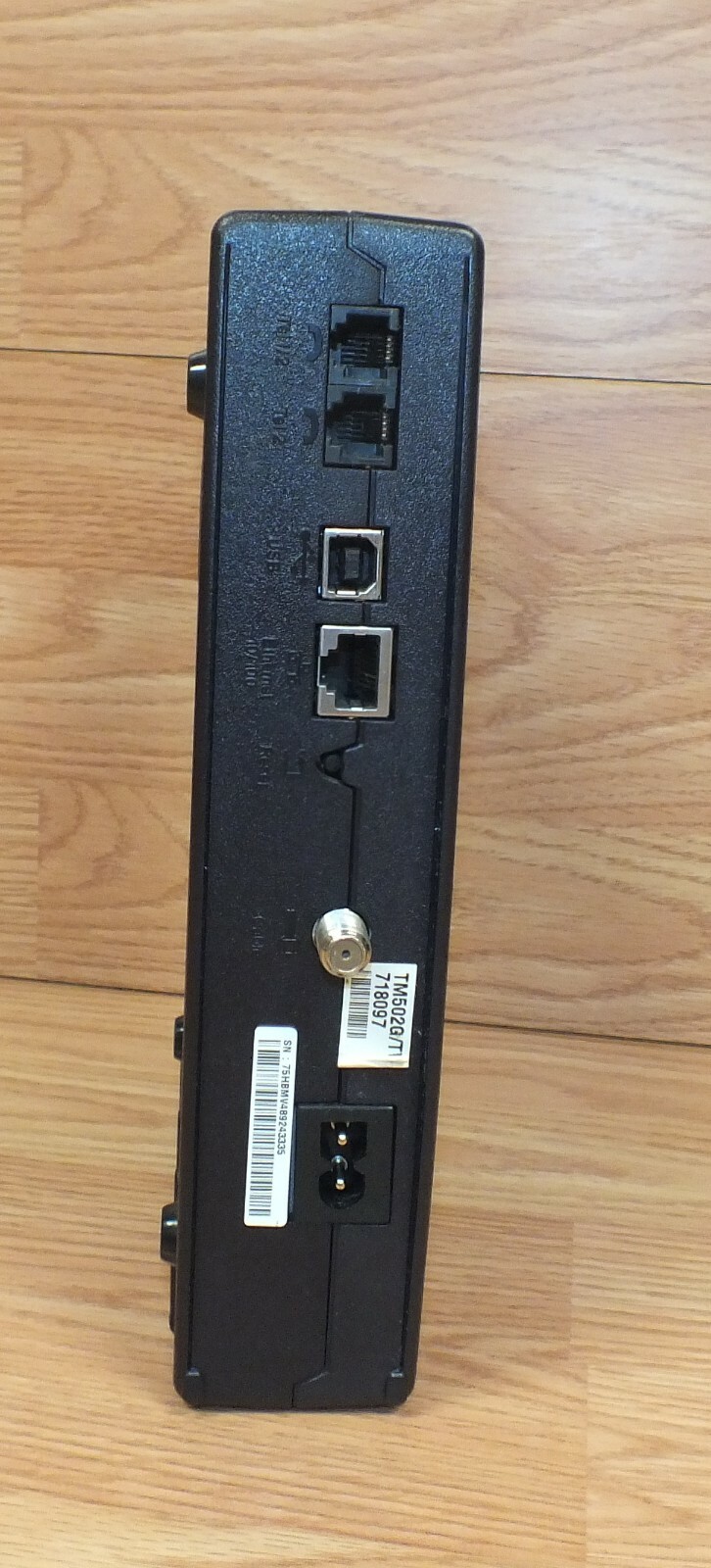 ARRIS Touchstone Telephoney Modem TM502G With AC Power Cord & Battery Backup