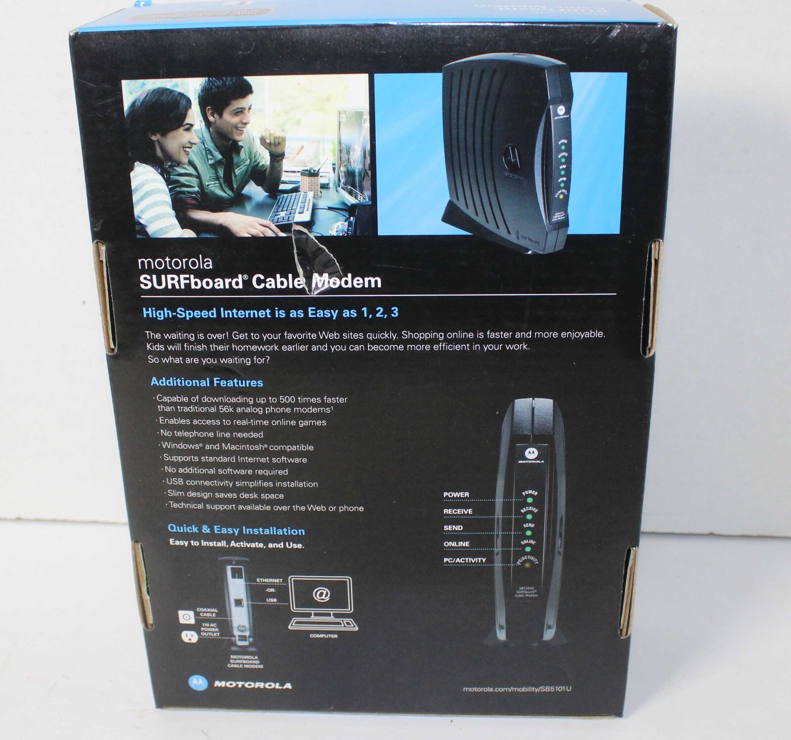 MOTOROLA SB5101U SURFBOARD CABLE MODEM