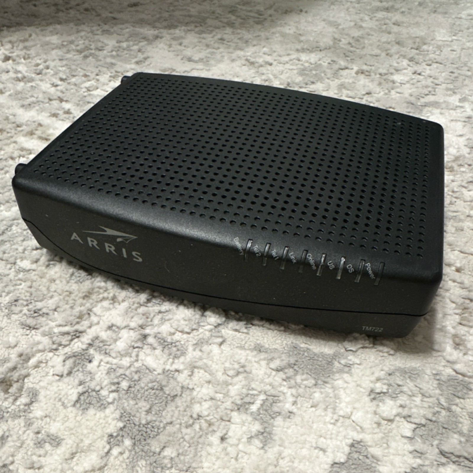ARRIS TM722G/CT DOCSIS 3.0 Cable Modem Black Ethernet for Comcast XFINITY Tested