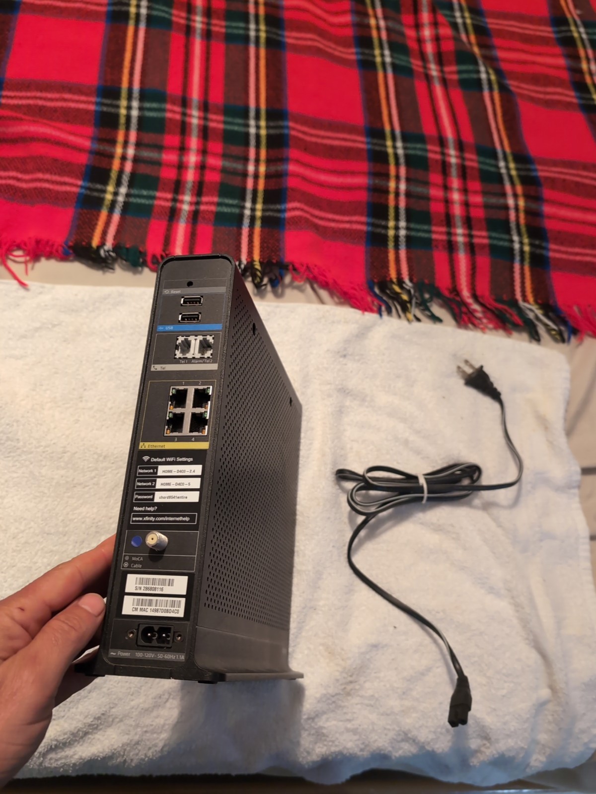 Xfinity Technicolor XB3 Wireless Gateway (Model DPC3941T) – DOCSIS 3.0
