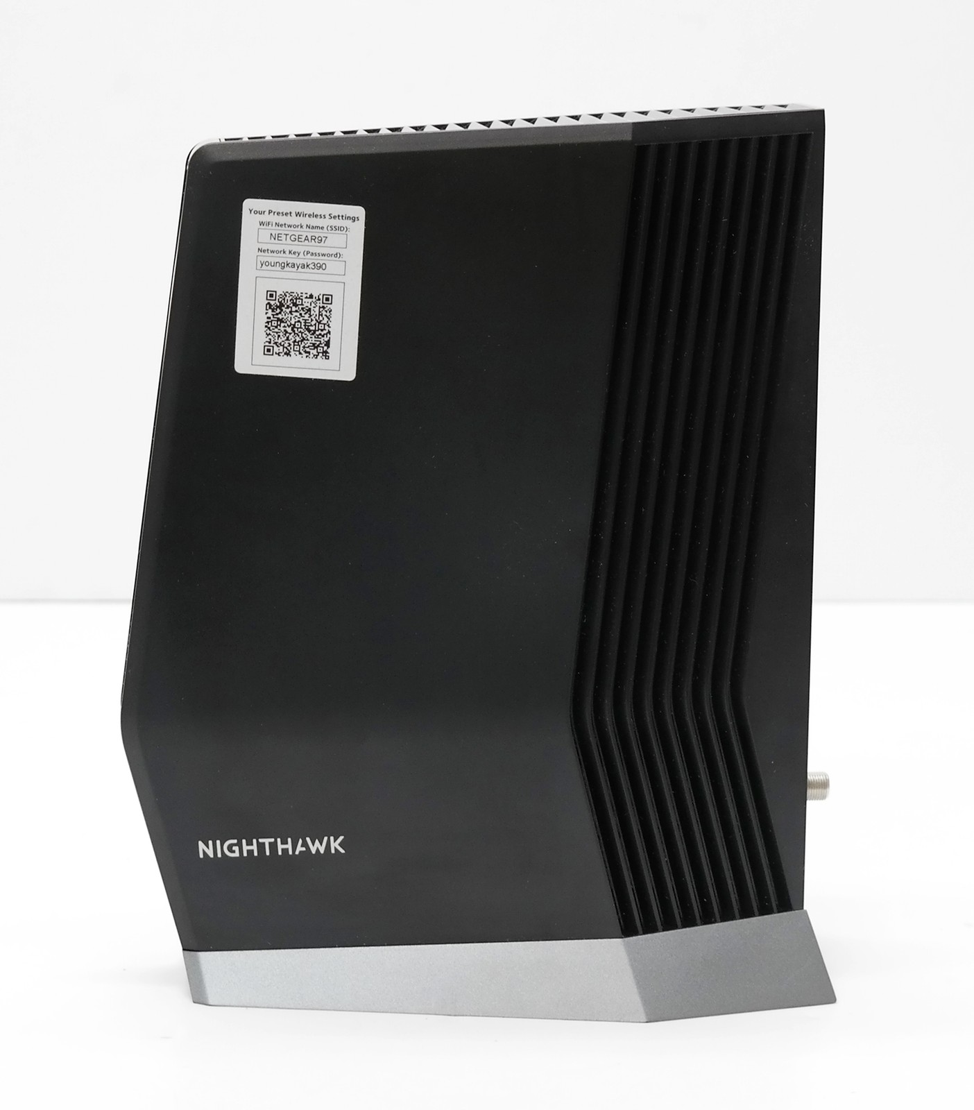 NETGEAR Nighthawk CAX80 AX6000 8-Stream Wi-Fi 6 Cable Modem Router