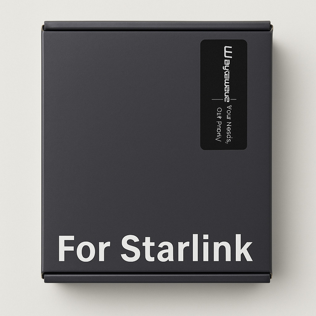 Bytewave for Starlink Aftermarket Mini Router Ethernet Adapter Accessory Black B