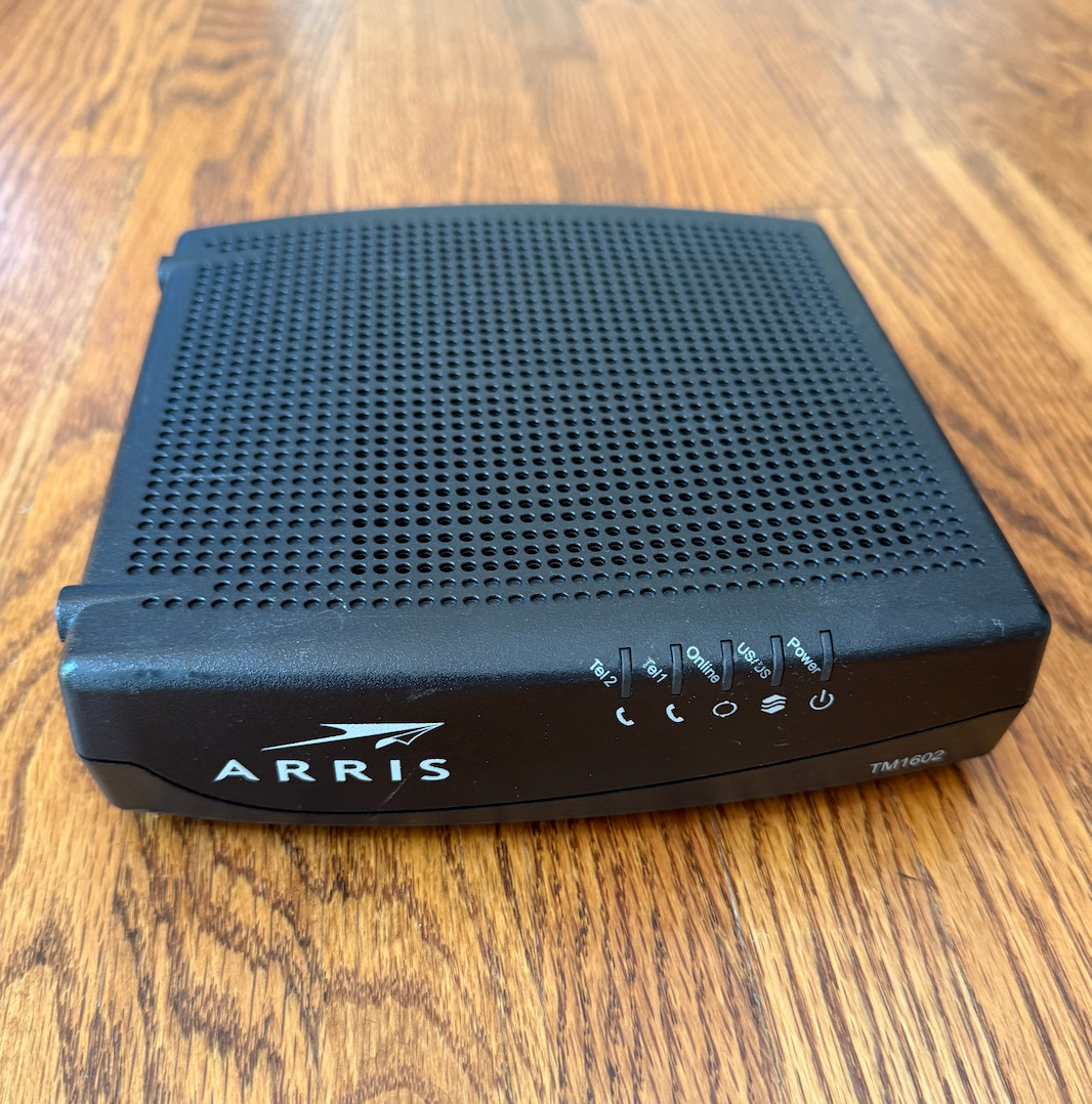 ARRIS TM1602A DOCSIS 3 TELEPHONE MODEM (Optimum/Cablevision Approved ONLY!)