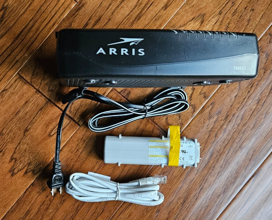 Arris TM822G DOCSIS 3.0 Cable VoIP Telephony Modem Comcast Cox Xfinity WOW