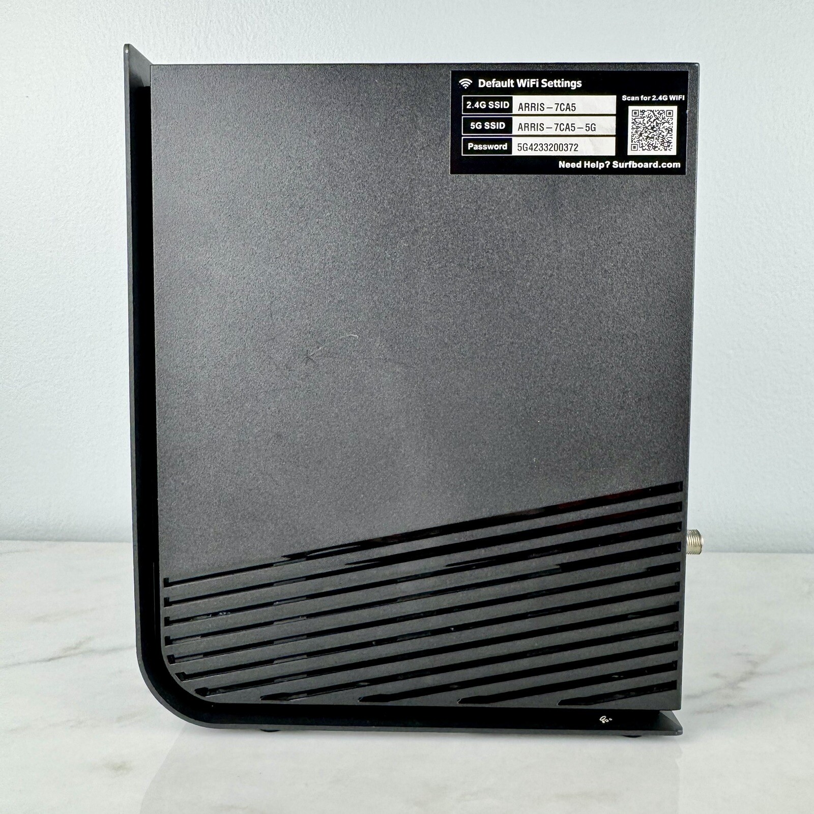 Arris ‎SBG7600AC2 Cable Modem Plus Internet Home Wifi Router Networking Black
