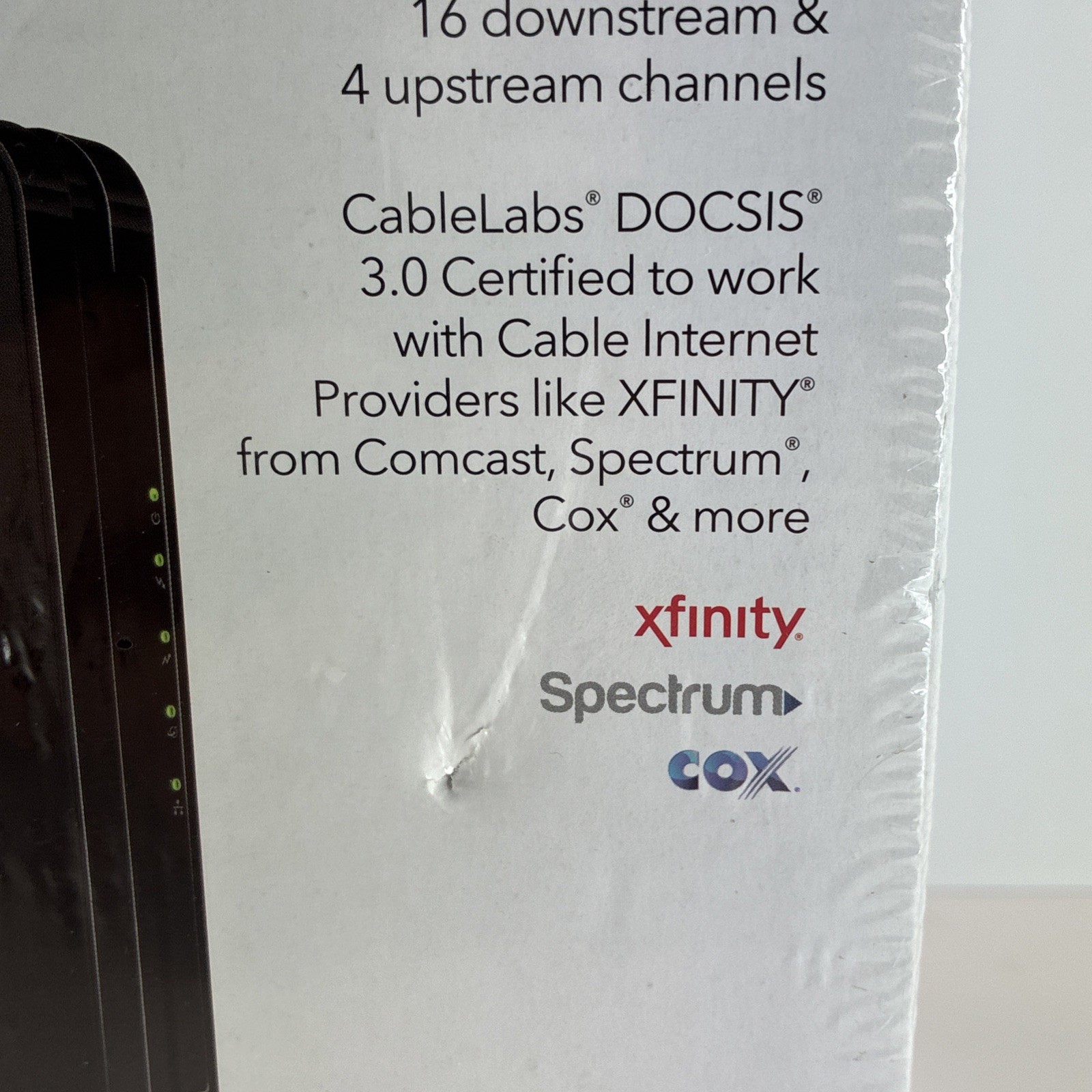 Netgear CM500 High Speed Cable Modem DOCSIS 3.0 680 mbps 16×4 Channel Bonding