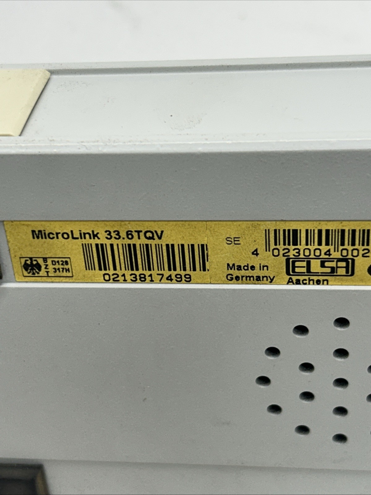 ELSA MICROLINK 33.6TQV MODEM Modem Microlink