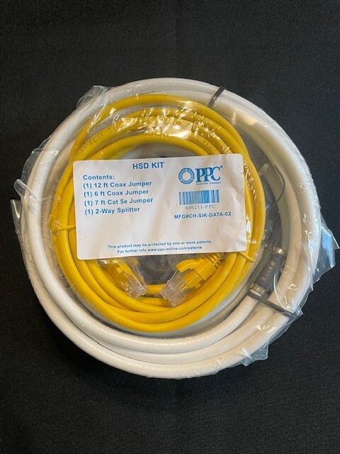 PPC HSD Kit Coax Jumper Size 12-Ft