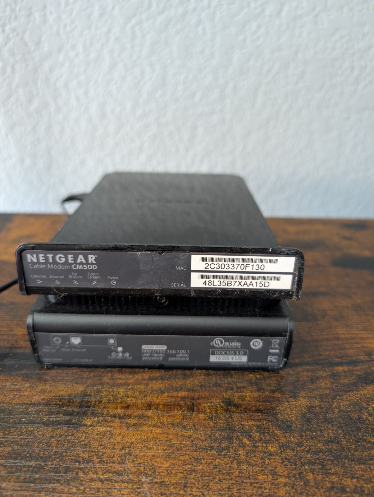 NETGEAR CM500 Cable Modem