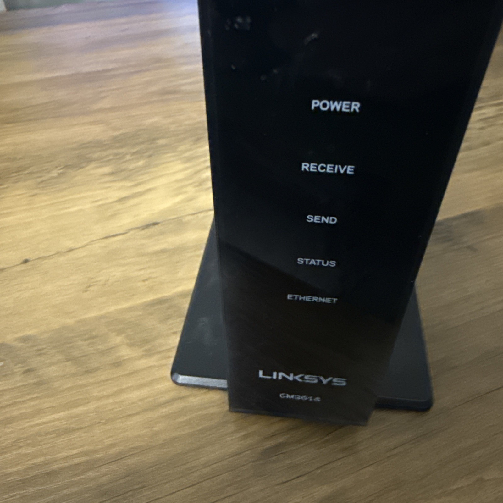 Linksys Cable Modem Model# CM3016 Untested Original Box And Power Supply