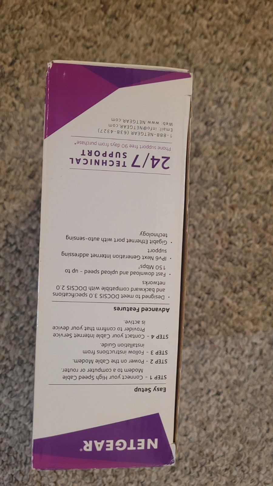 netgear high speed cable modem docsis 3.0