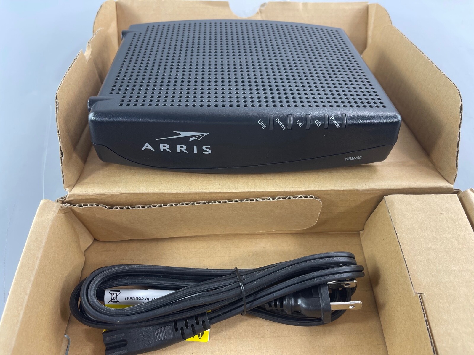 ARRIS Cable Modem Touchstone WBM760A FOR PARTS #R11