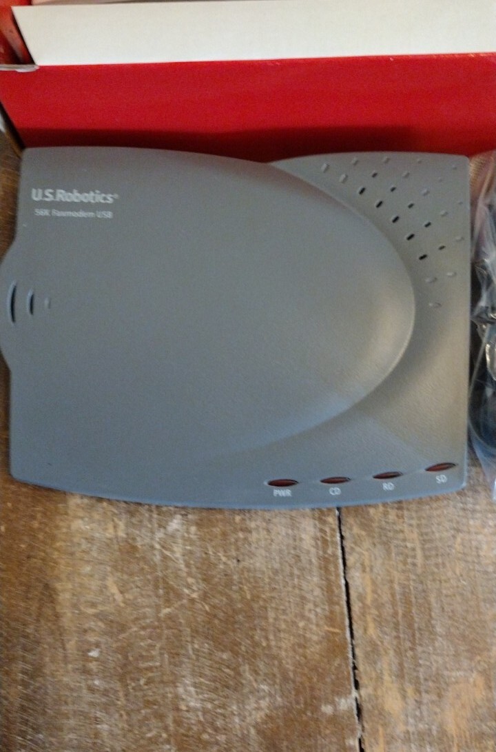 USRobotics USR5633B 56 Kbps Modem 56K USB V.92 Faxmodem New Open Box Complete