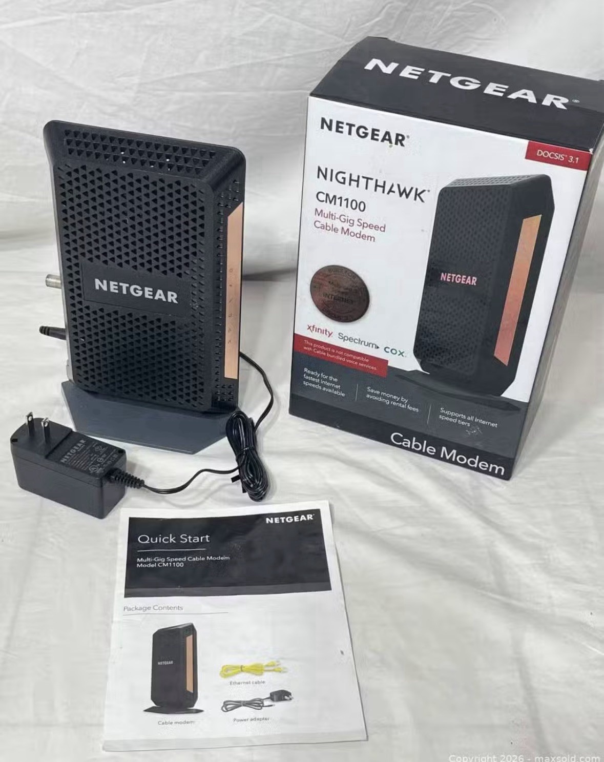 Netgear Nighthawk CM1100 DOCSIS 3.1 Cable Modem