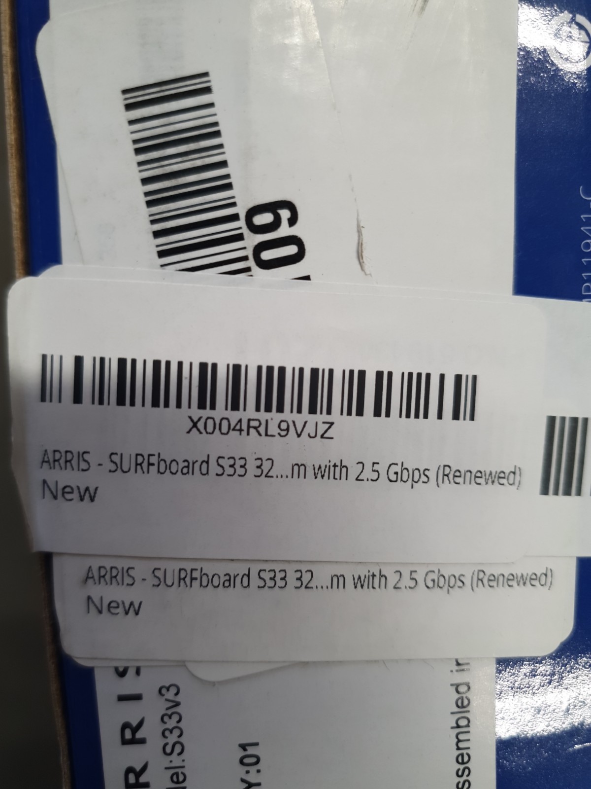 Arris SURFboard S33 DOCSIS 3.1 Cable Modem 2.5Gbps Xfinity Spectrum Cox Re newed
