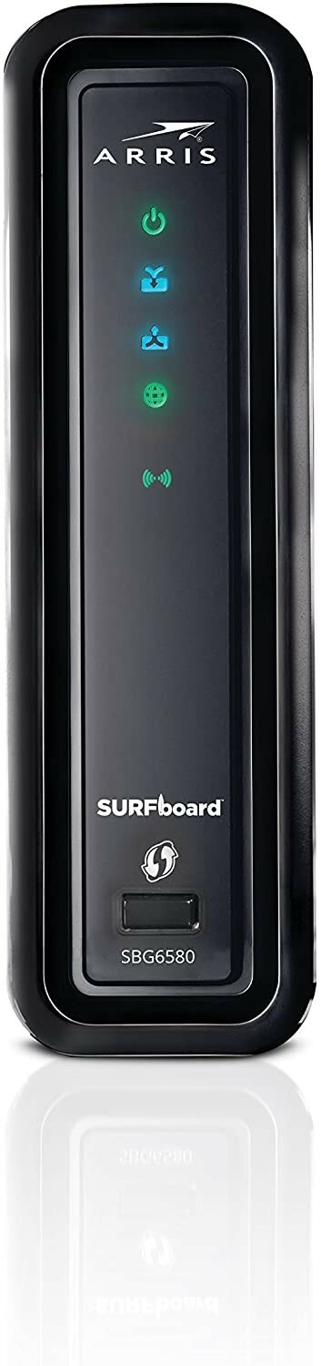 ARRIS SURFboard SBG6580 DOCSIS 3.0 Cable Modem/ Wi-Fi N300 2.4Ghz + N300 5GHz Du