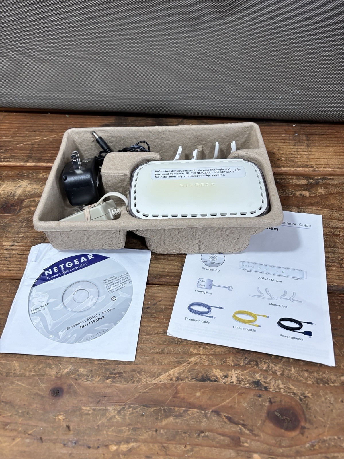 NETGEAR Broadband ADSL2+ Modem DM111PSP DSL Modem