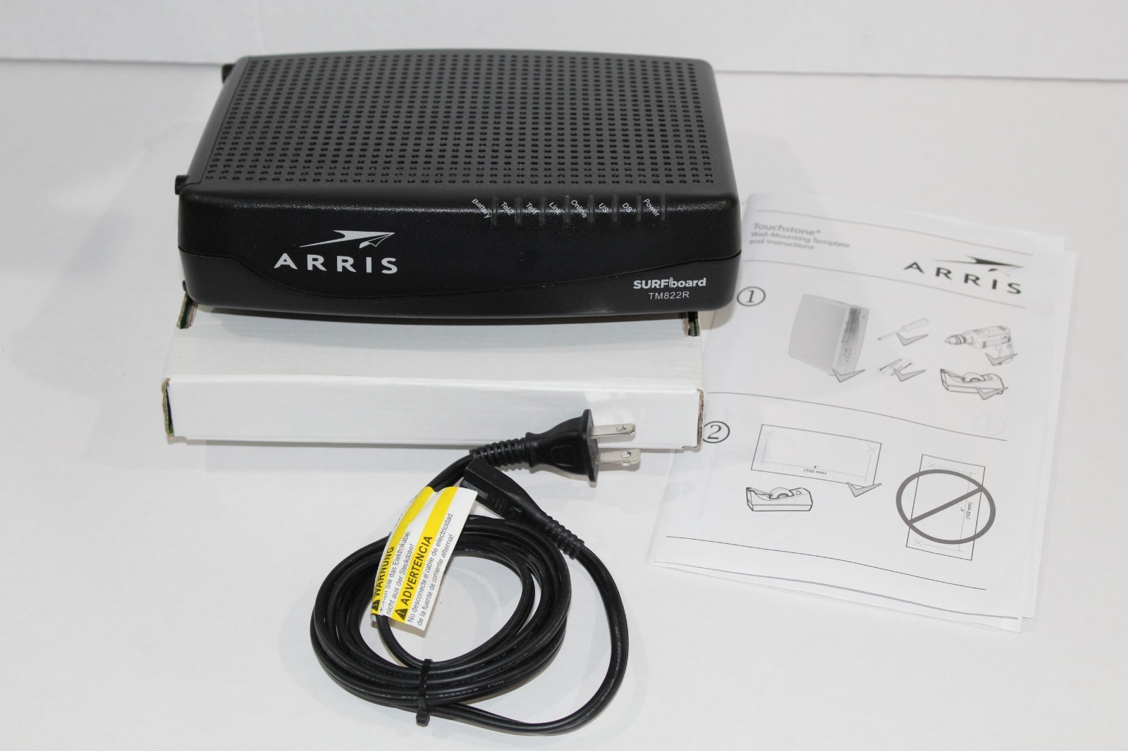ARRIS TM822R Internet &amp Voice DOCSIS 3.0 Modem