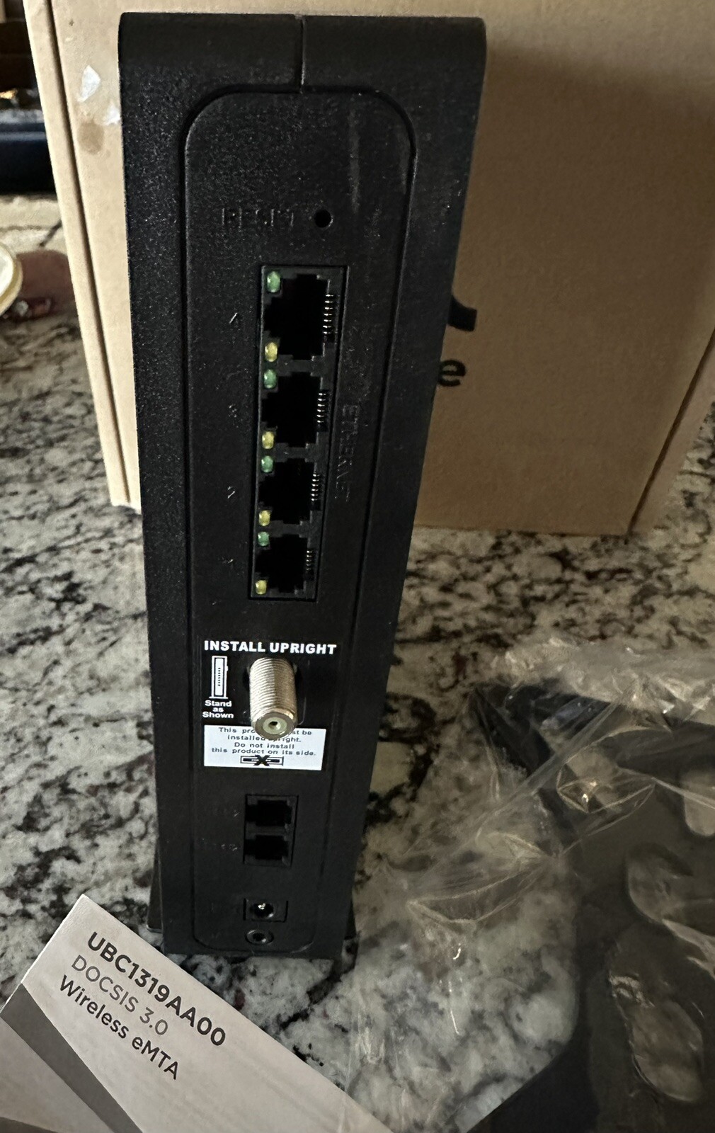 Altice Wireless eMTA UBC 1319AA00 Modem DOCSIS 3.0 UBEE