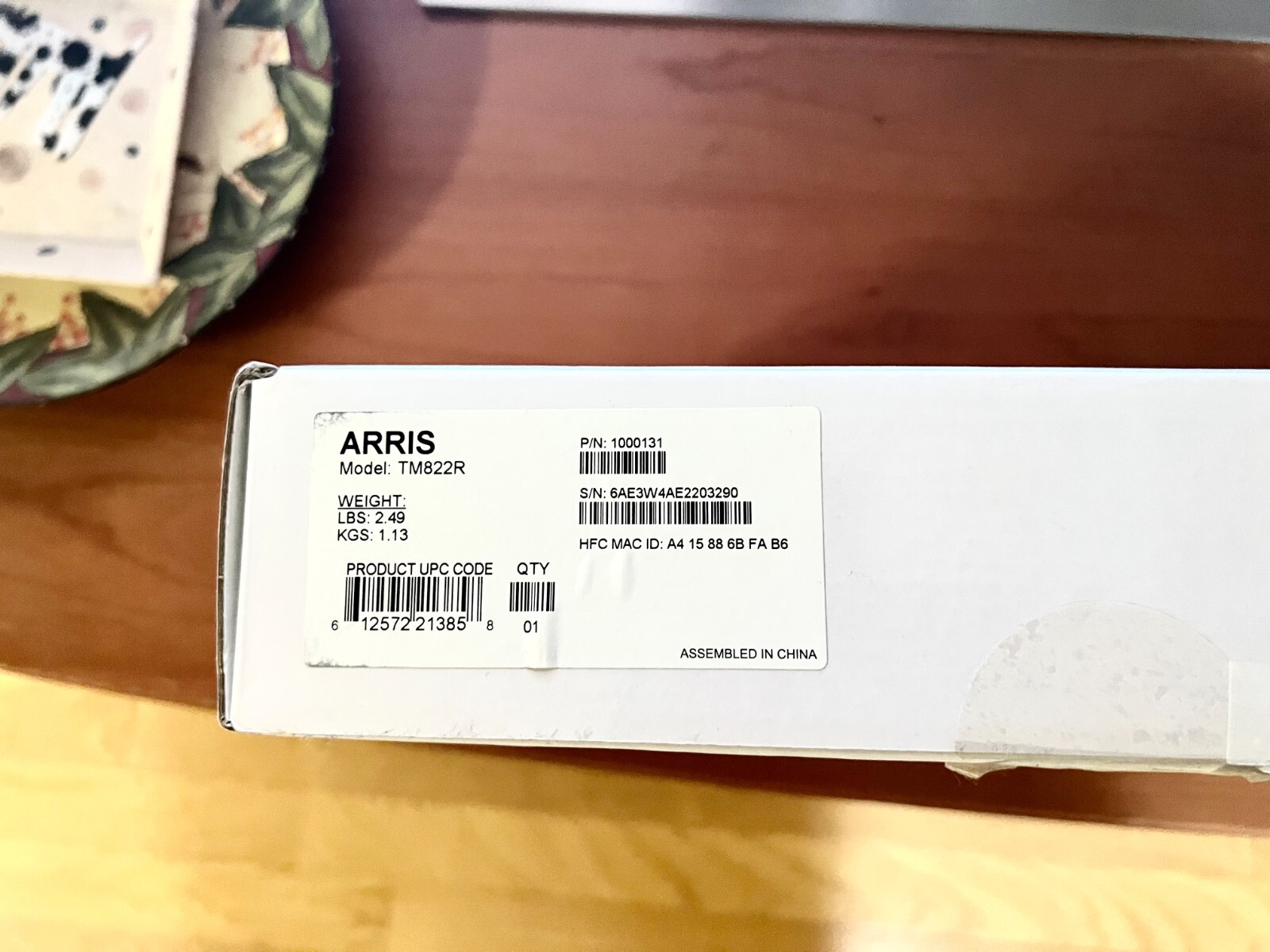 ARRIS Surfboard DOCSIS 3.0 Internet & Voice Modem Certified for XFINITY TM822R