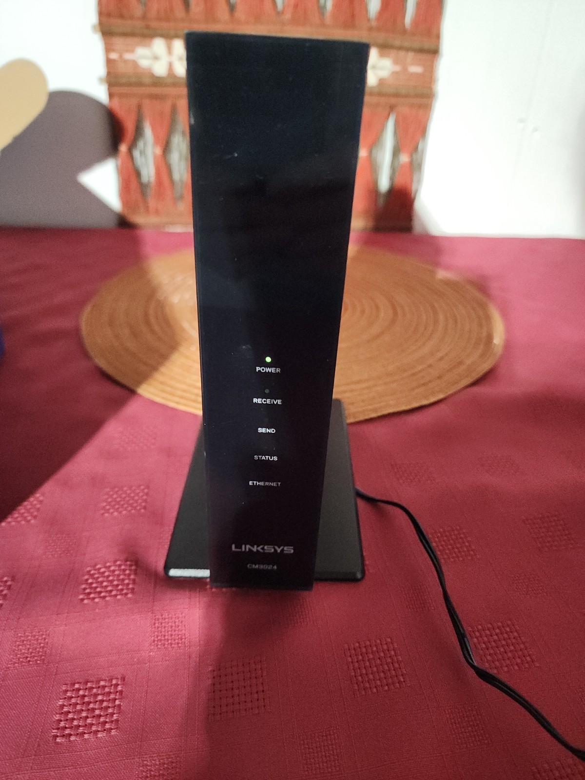 LINKSYS CM3024 High Speed DOCSIS 3.0 24×8 Cable Modem Tested Working