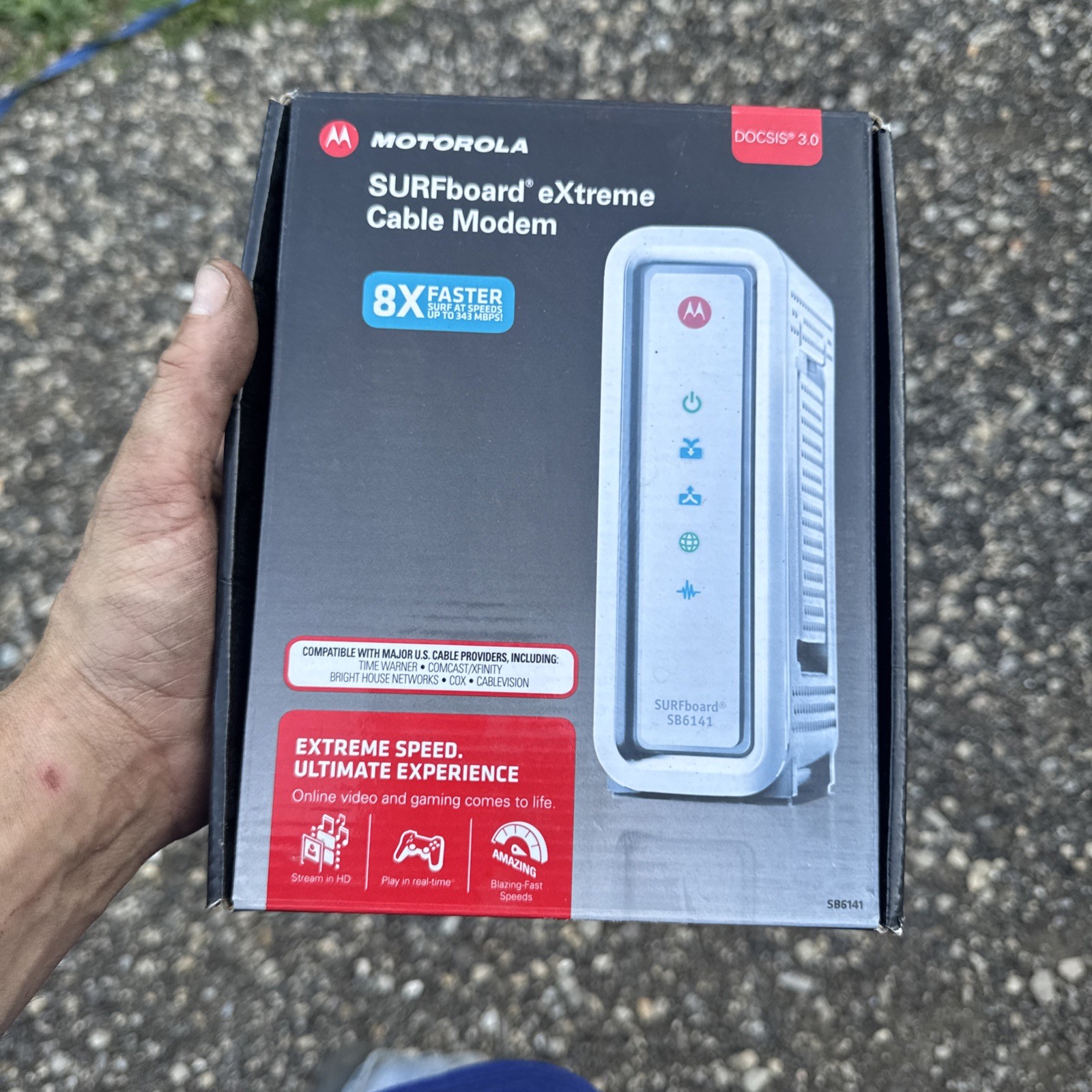 ARRIS SURFboard SB6141 DOCSIS 3.0 Cable Modem New In Box