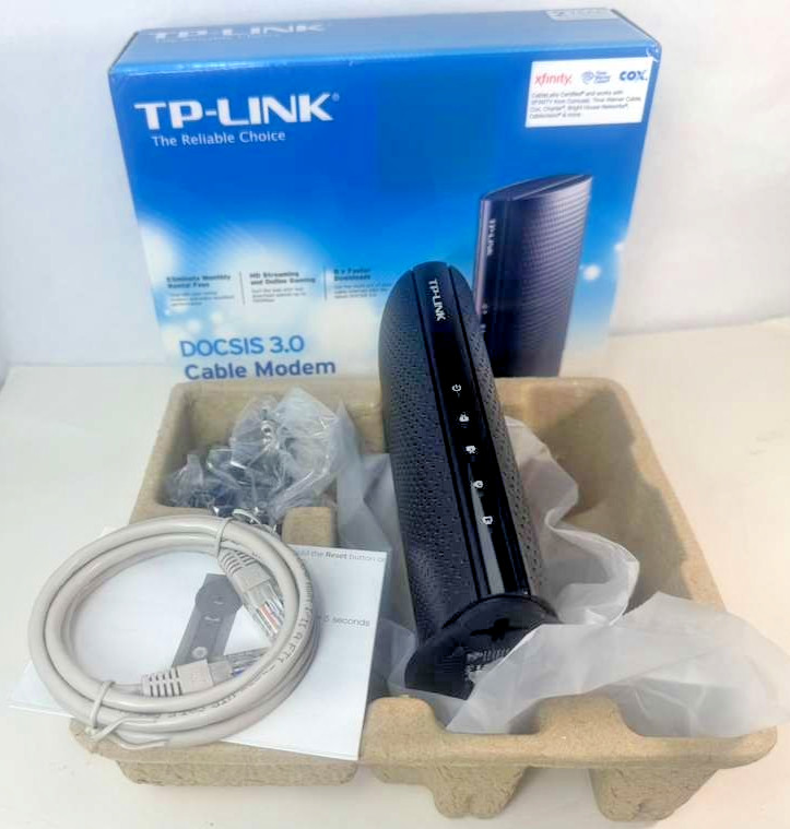 TP-Link TC-7610 300Mbps Wireless N DOCSIS 3.0 High Speed Cable Modem Gigabit