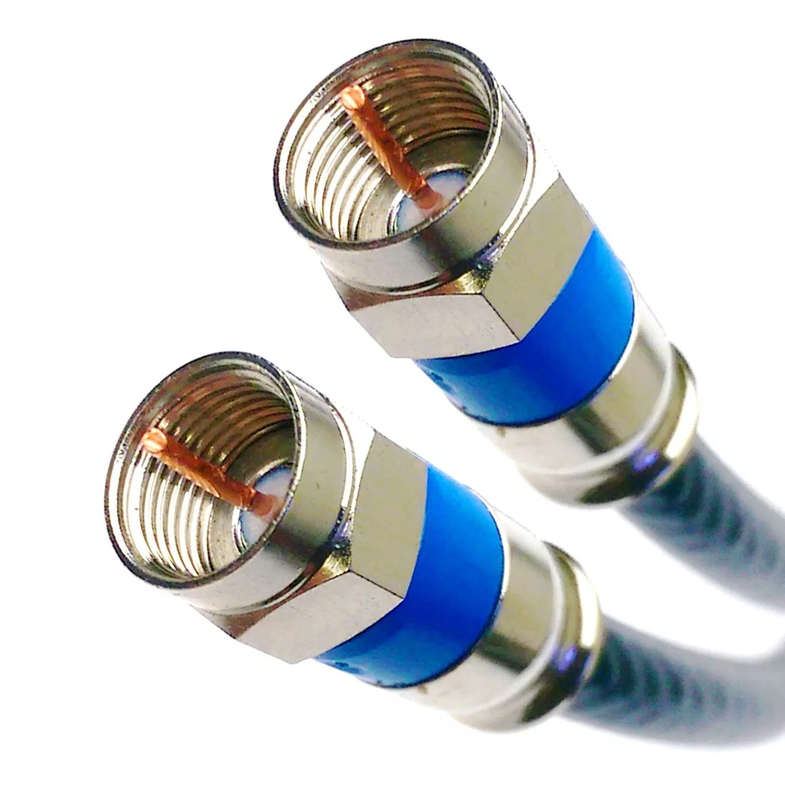5ft PERFECT VISION 3GHZ QUAD SHIELD 75 Ohm COAXIAL RG6 DIRECTV APPROVED CABLE