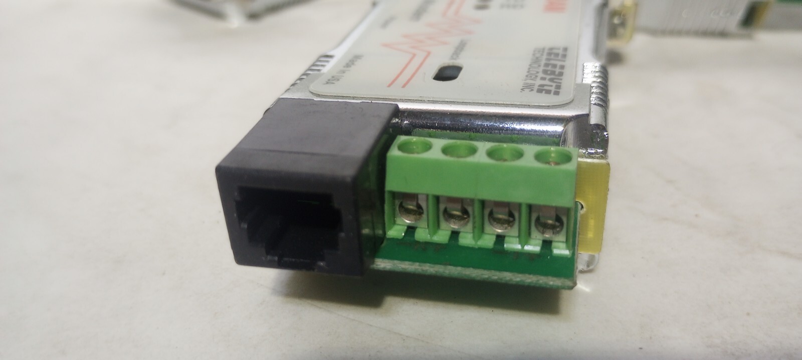 Four New Telebyte Model 72AM Short Haul Modems With AC Adapters