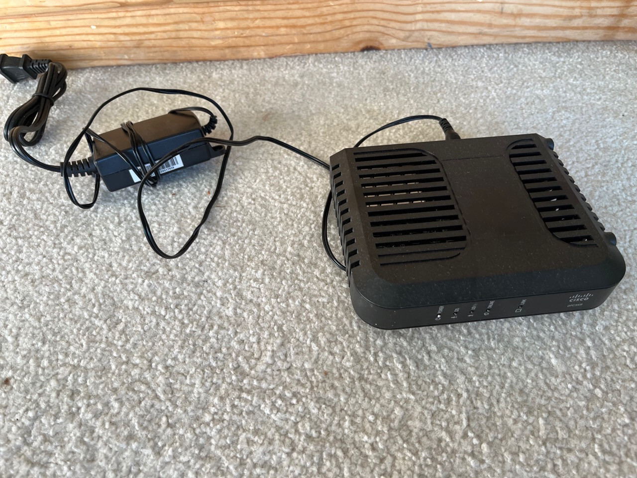CISCO DPC3008 CABLE MODEM CABLE XFINITY COX SPECTRUM, INCLUDING POWER SUPPLY