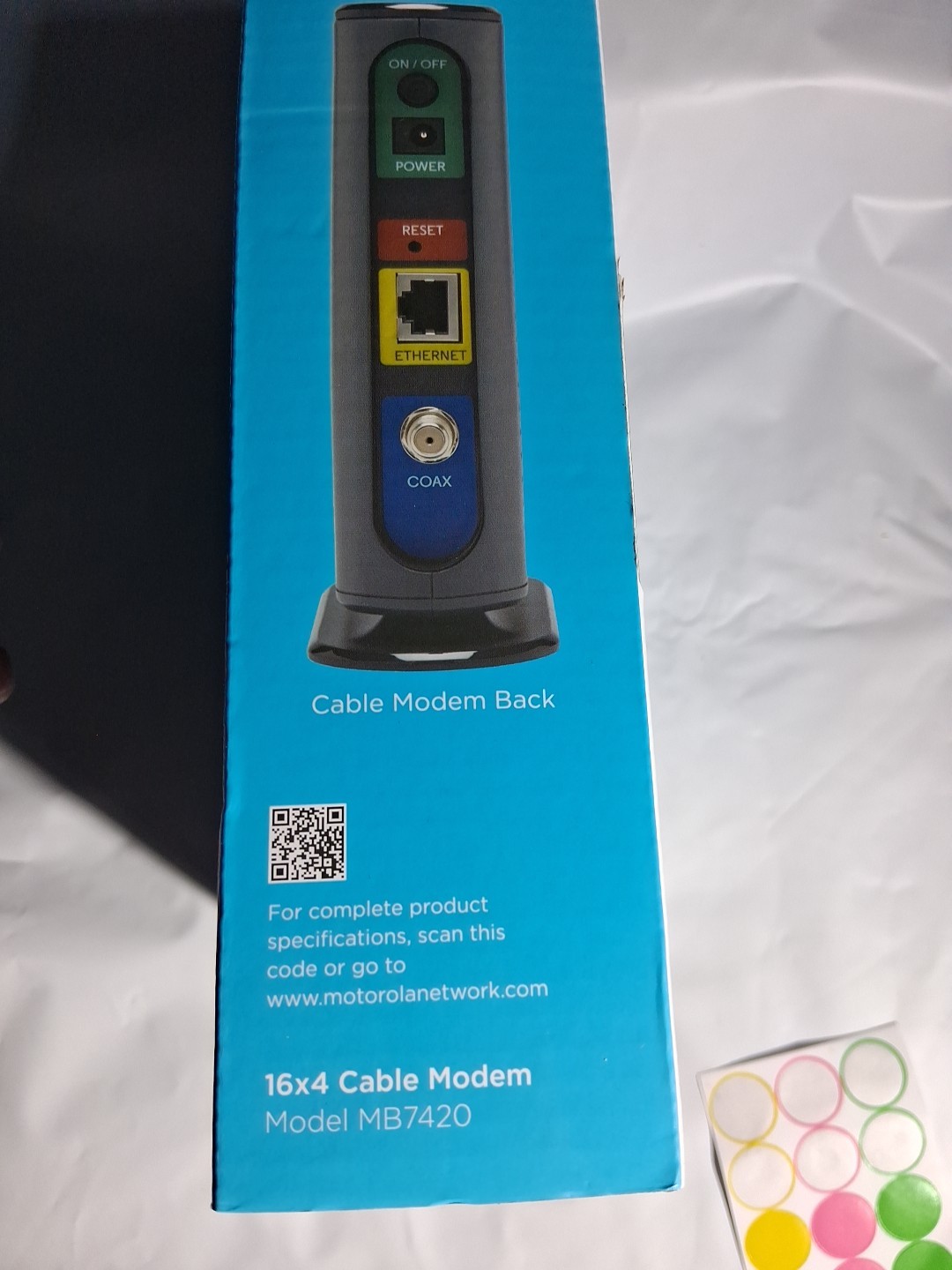 MOTOROLA 16×4 Cable Modem Model MB7420 ~ 686 Mbps DOCSIS 3.0