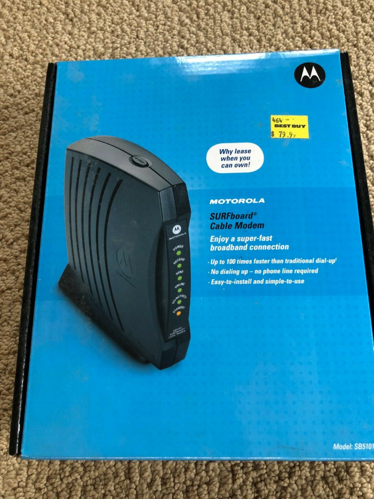 Motorola SURFboard SB5101 (SB515290-087-00) 38 Mbps