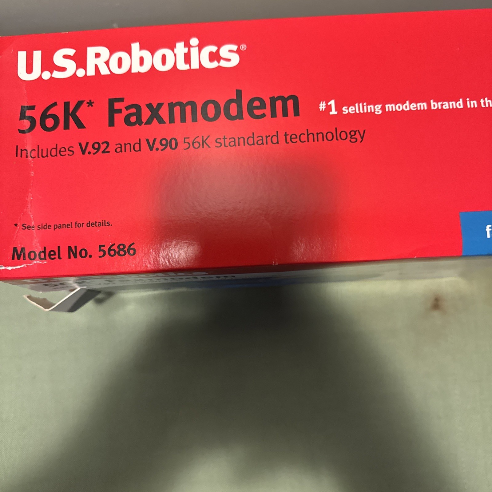 USRobotics Model 0701 Faxmodem V.90 56K Standard and x2 Technology Compatible